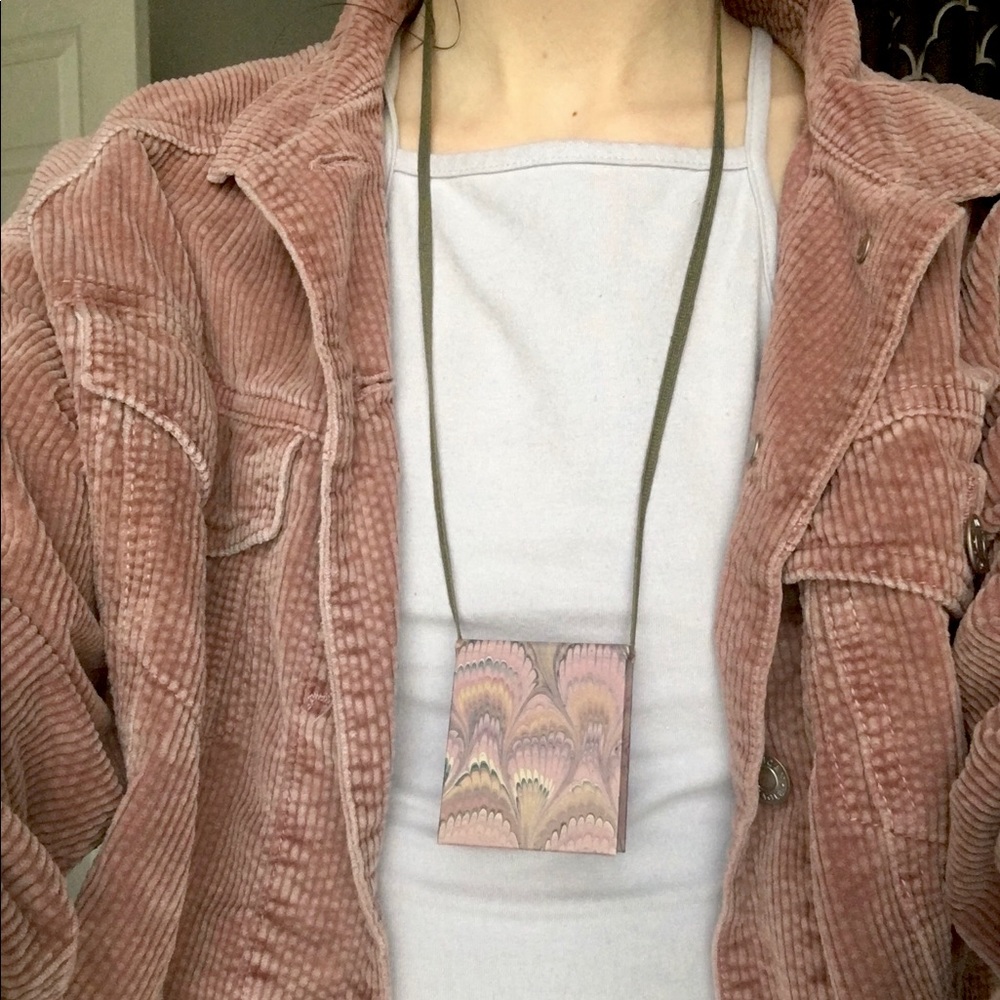 Handcrafted Book Necklace